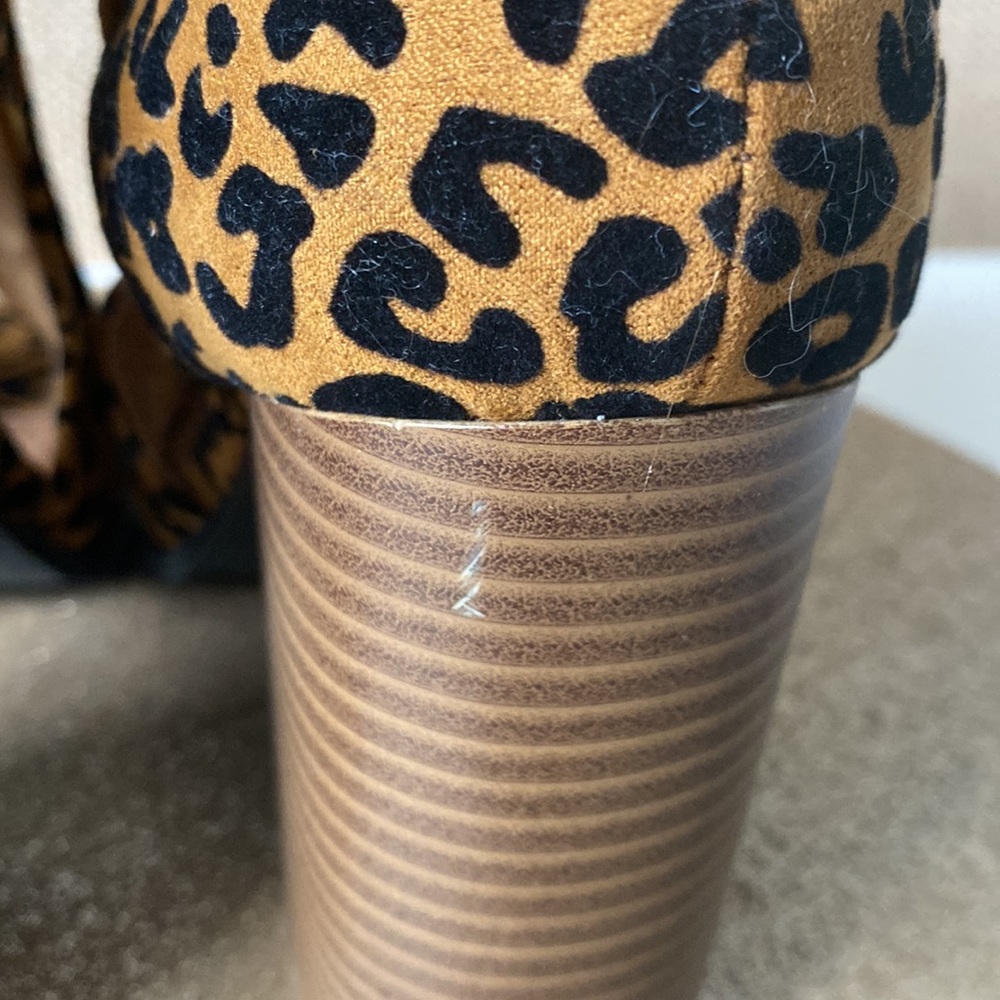Qupid Leopard Booties - Picture 4 of 7